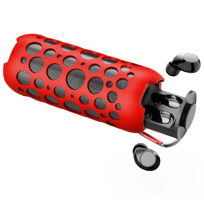 

AWIND new TWS Earphones 2 in 1 Wireless Bluetooth Headphones Speaker Sport Headset With Mic Stereo Music Earbuds Outdoor Speaker