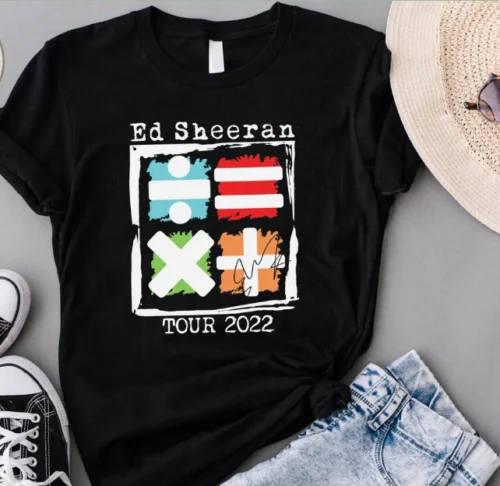 

Ed Sheeran 2022 Tour T-shirt Ed Sheeran Fan Gift Music Lover Gift Tee