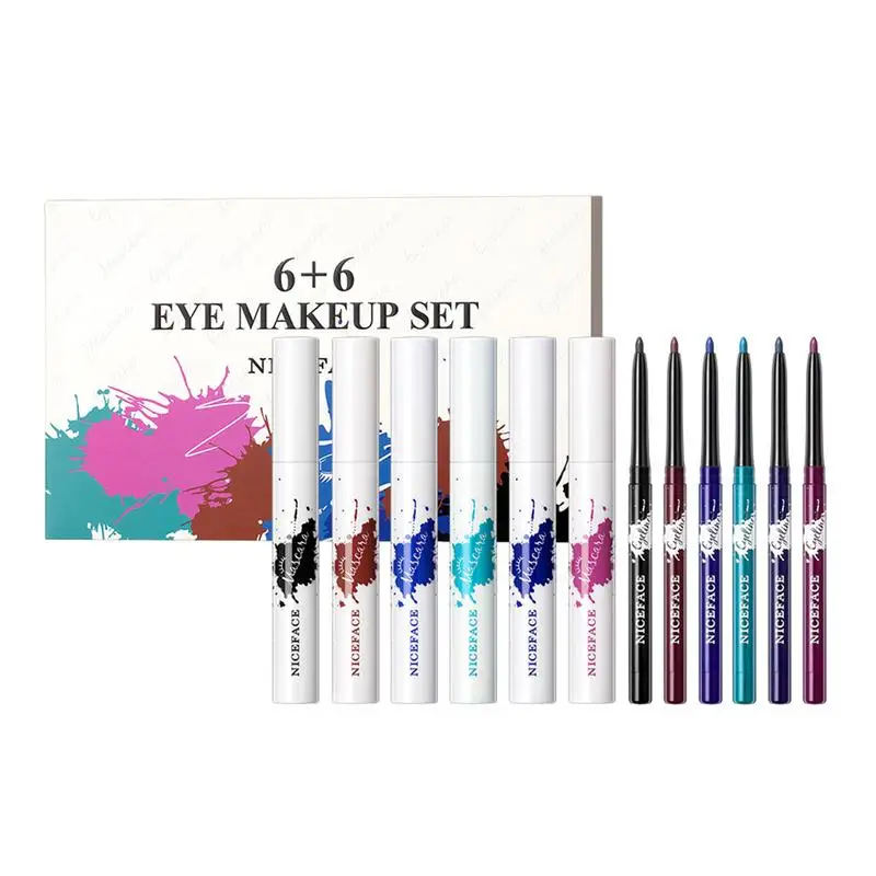 

Набор водостойких карандашей для подводки и туши для ресниц