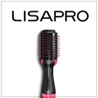 LISAPRO 3 в 1 щетка для горячего воздуха одношаговый фен для волос и волумайзер стайлер и сушилка Фен щетка Профессиональная 1000 Вт Фены для волос