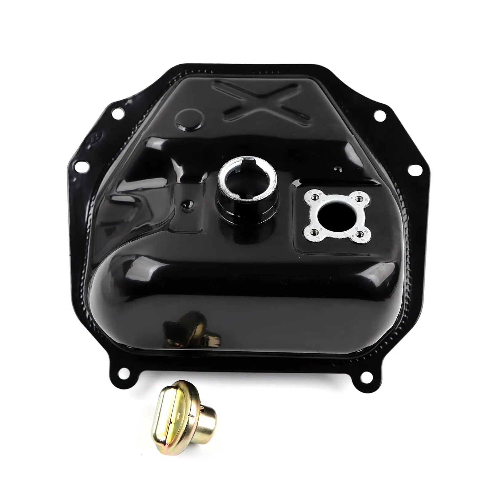 

Газовый топливный бак мотоцикла поставляется с крышкой бензобака из углеродистой стали, совместимый с Yamaha Zuma BWS 1-го поколения 2008-2011 гг.