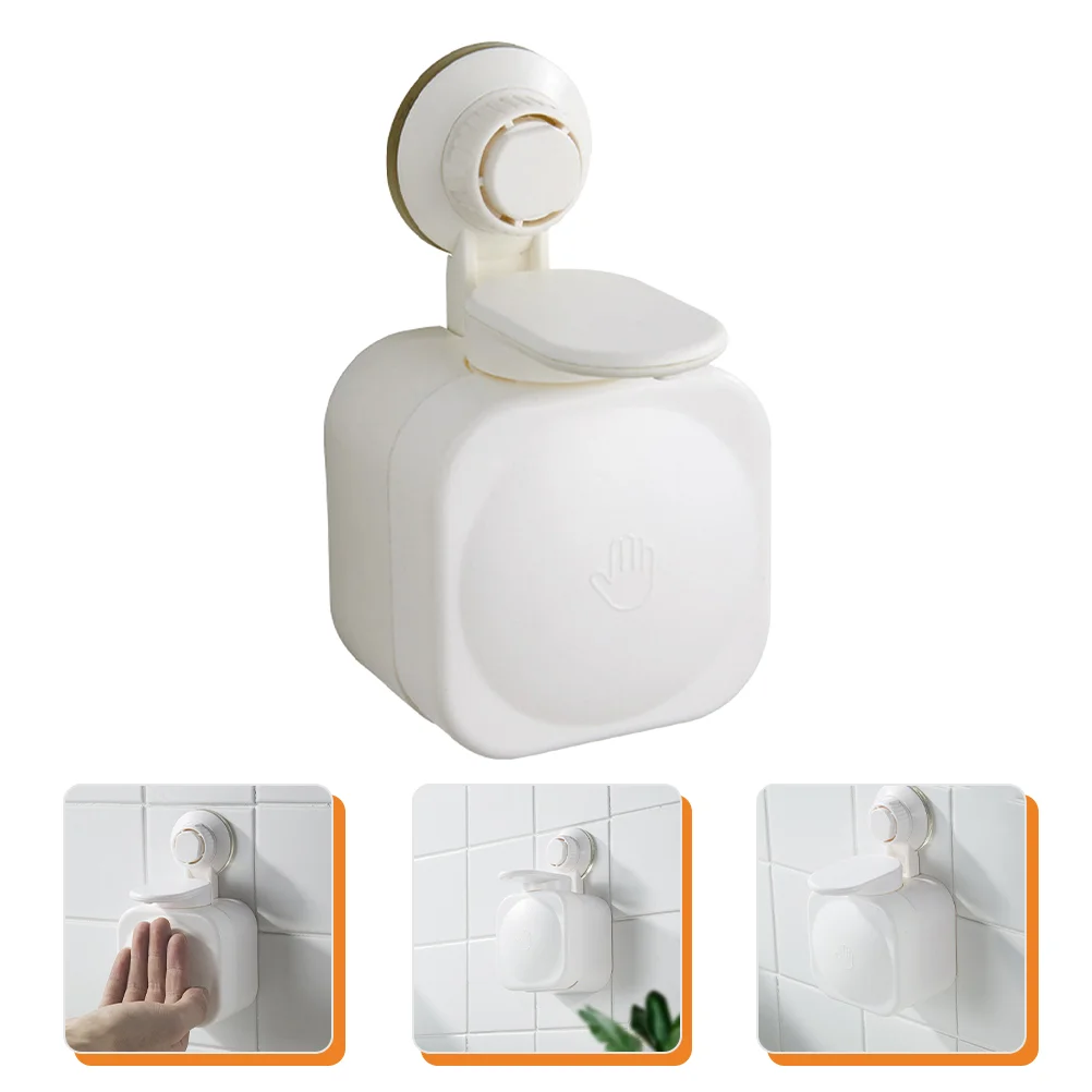 

Dispenser Soap Wall Bathroom Shower Shampoo Mounted Mount Body Wash Suction Cup