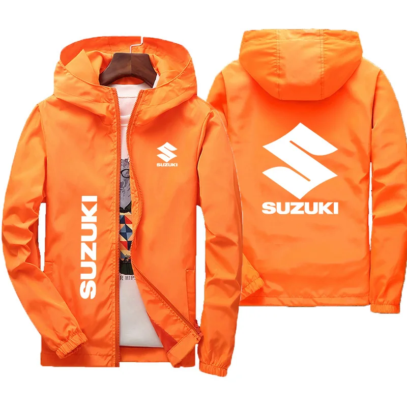 Куртка с капюшоном Suzuki для езды на мотоцикле 2026 — легкая, дышащая, светоотражающая, солнцезащитная уличная повседневная куртка для мужчин (art.: 3920d3fb293c2) - 3920d3fb293c2