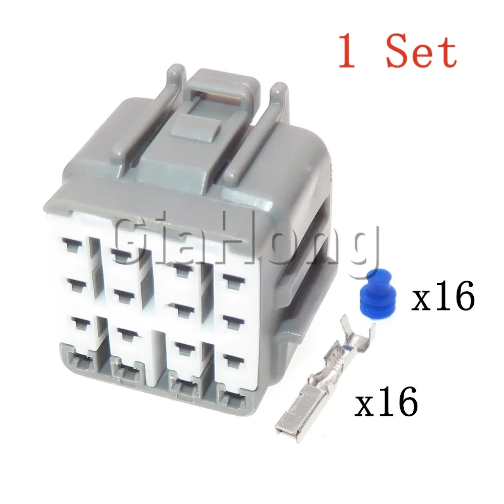 1 комплект, 16-контактная вилка переменного тока в сборе, автоматическая вилка проводки 6189-0715, автоаксессуары 6188-0495, автомобильный масляный насос трансмиссии, электрическая розетка для проводов