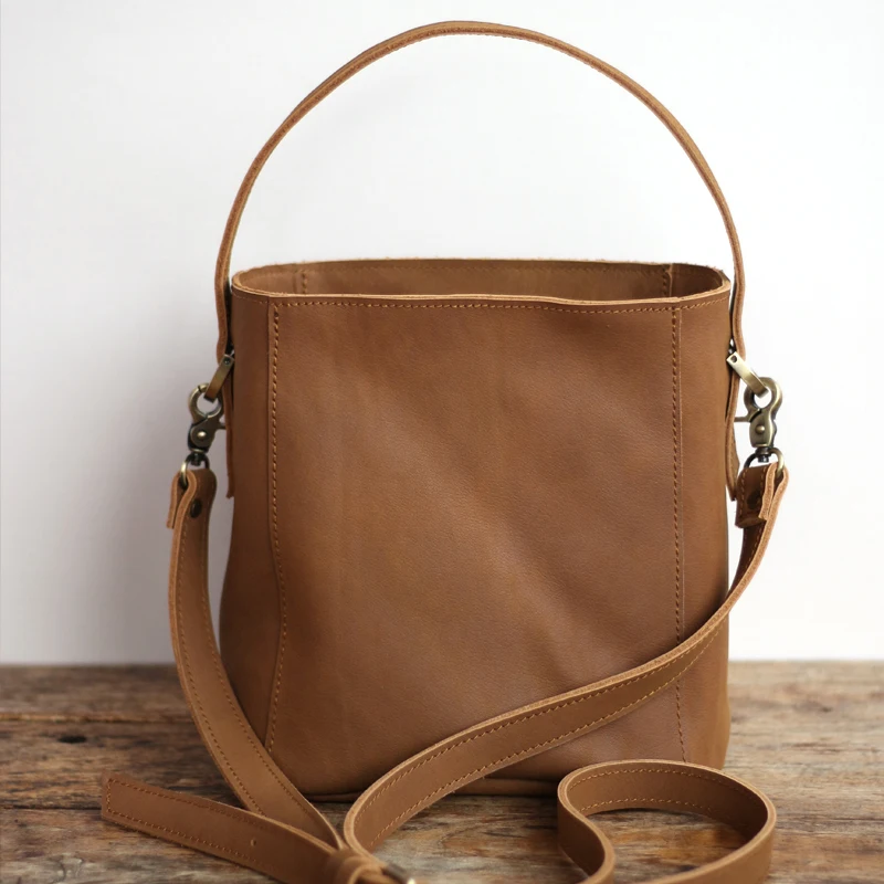 Женская сумка из натуральной кожи сумка-мешок сумки для женщин через плечо 2024