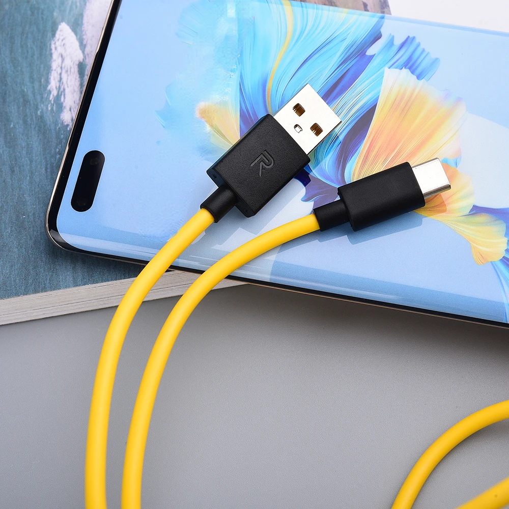 

Type C USB Cable For Realme Fast Charge Type-c Data Line For Realme X50 X7 Q2 X20 X2 6 7 Pro X50m V3 V5 X Q 7i Xiaomi OPPO