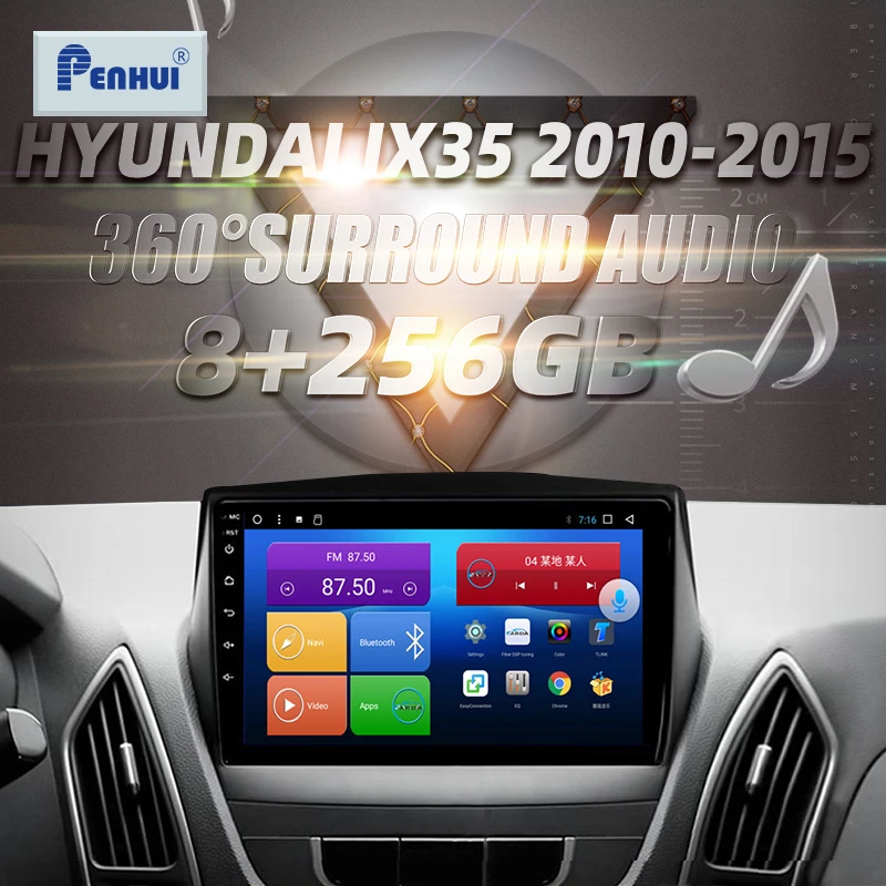 

Мультимедийная магнитола для Hyundai IX35, мультимедийная стерео-система на Android 2010, с GPS, Wi-Fi, видеоплеером, для Hyundai IX35, типоразмер 2 din,-2015