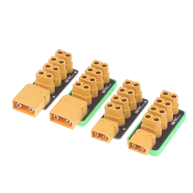Фото XM1pc новый XT60/XT90 до 4-канальной вилки, сильноточная распределительная плата, дополнительный базовый корпус для робота, радиоуправляемой лодки, подводной лодки, детали «сделай сам» №3