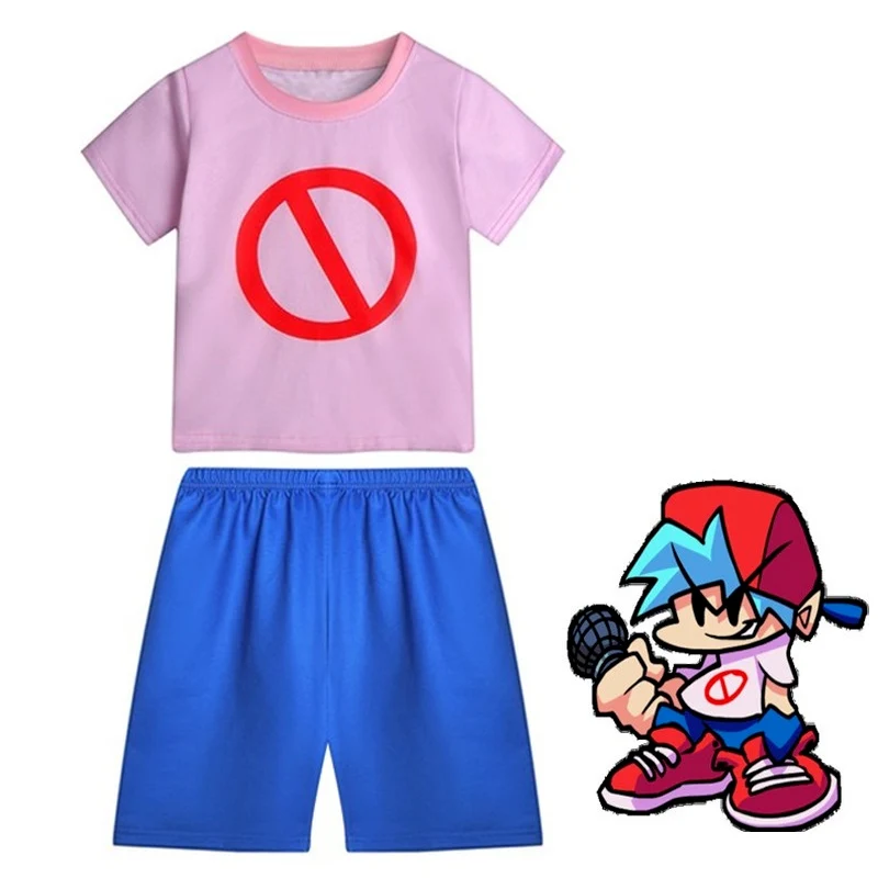 Спортивный костюм funkin для мальчиков и девочек мультяшная Одежда пятница ночь