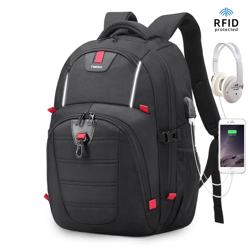 

Travel Laptop Backpack Extra Large Anti Theft College School Backpack for Men and Women with USB Charging Port,Water Resistant