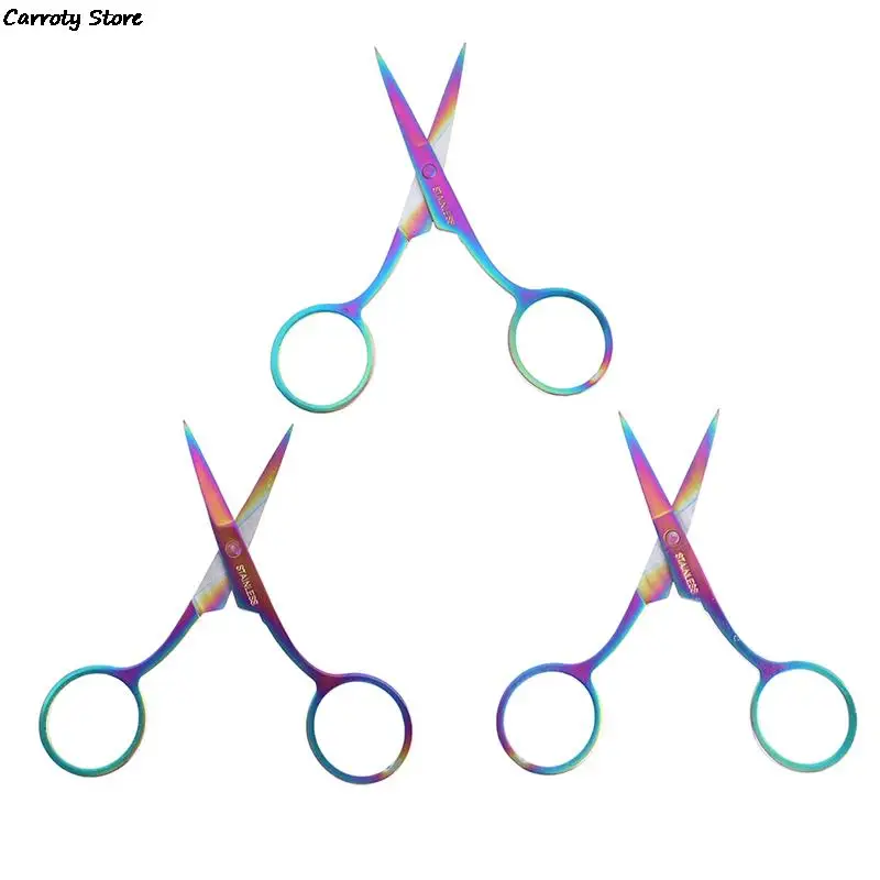 

Stainless Steel Eyebrow Scissor Small Nail Tools Eyebrow Nose Hair Trim