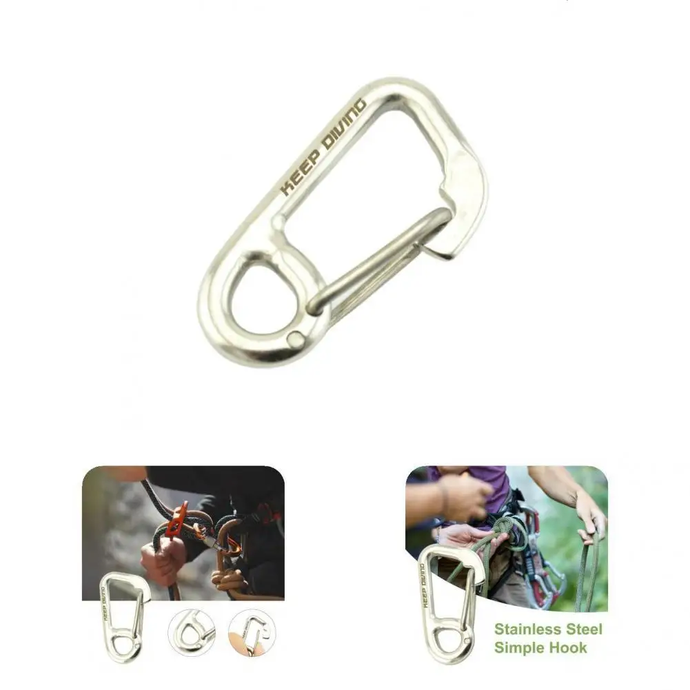 

Удобный ударопрочный карабин для дайвинга минималистичный нескользящий