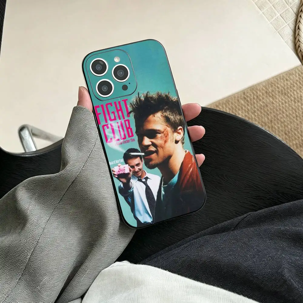Модный уникальный чехол F-Fight C-Club Movie для iPhone 17, 16, 15, 14, 13, 12, 11 Plus, Pro Max и других моделей, мягкий черный чехол (art.: 3920db74a8ea3) - 3920db74a8ea3
