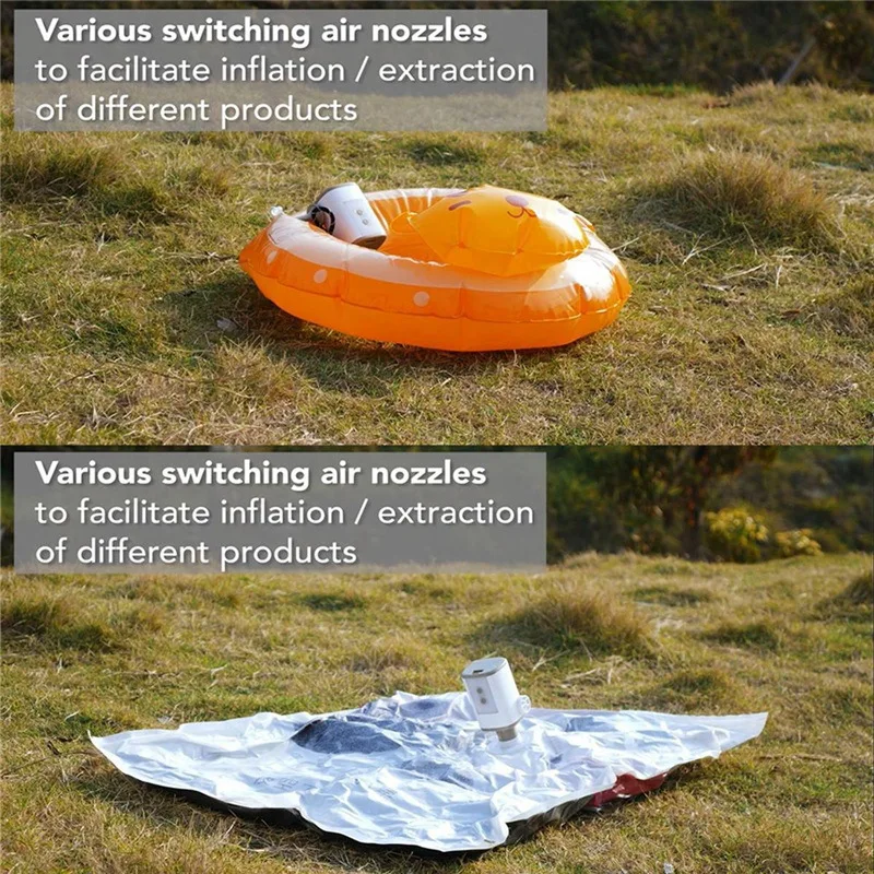 

Portable AP001 Pro Mini Air Pump Outdoor Electric Inflator Air Mattress Boat Vacuum Pump Camping Hiking Air Pump