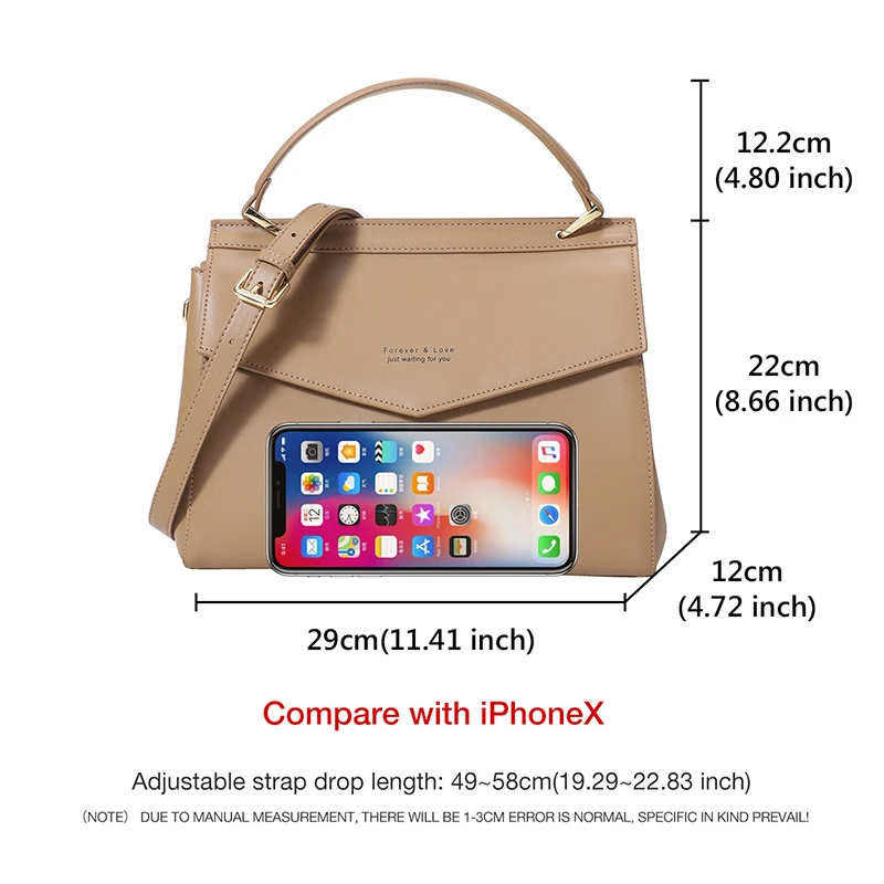 foxer female luxury split leather crossbody bags handbag lady simple handbag office women elegant commuter stylish shoulder bags free global shipping