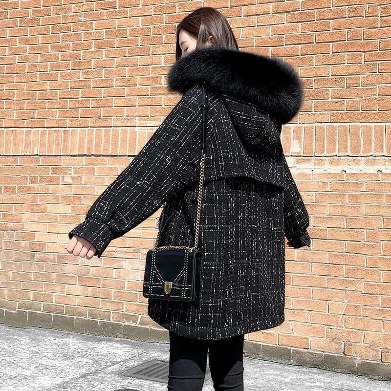 2022 Winter New Padded Coat Women Korean Loose Fashion Casual Down Cotton Jacket Female Short Large Size Thick Warm Parkas