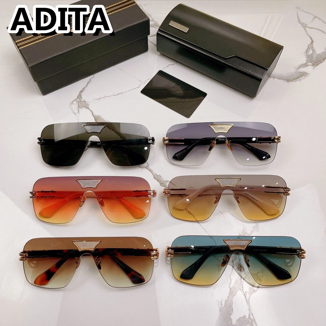 A DITA Grand Ami DTS163 Top High Quality Sunglasses for Men Titanium Style Fashion Design Sunglasses for Womens  with box