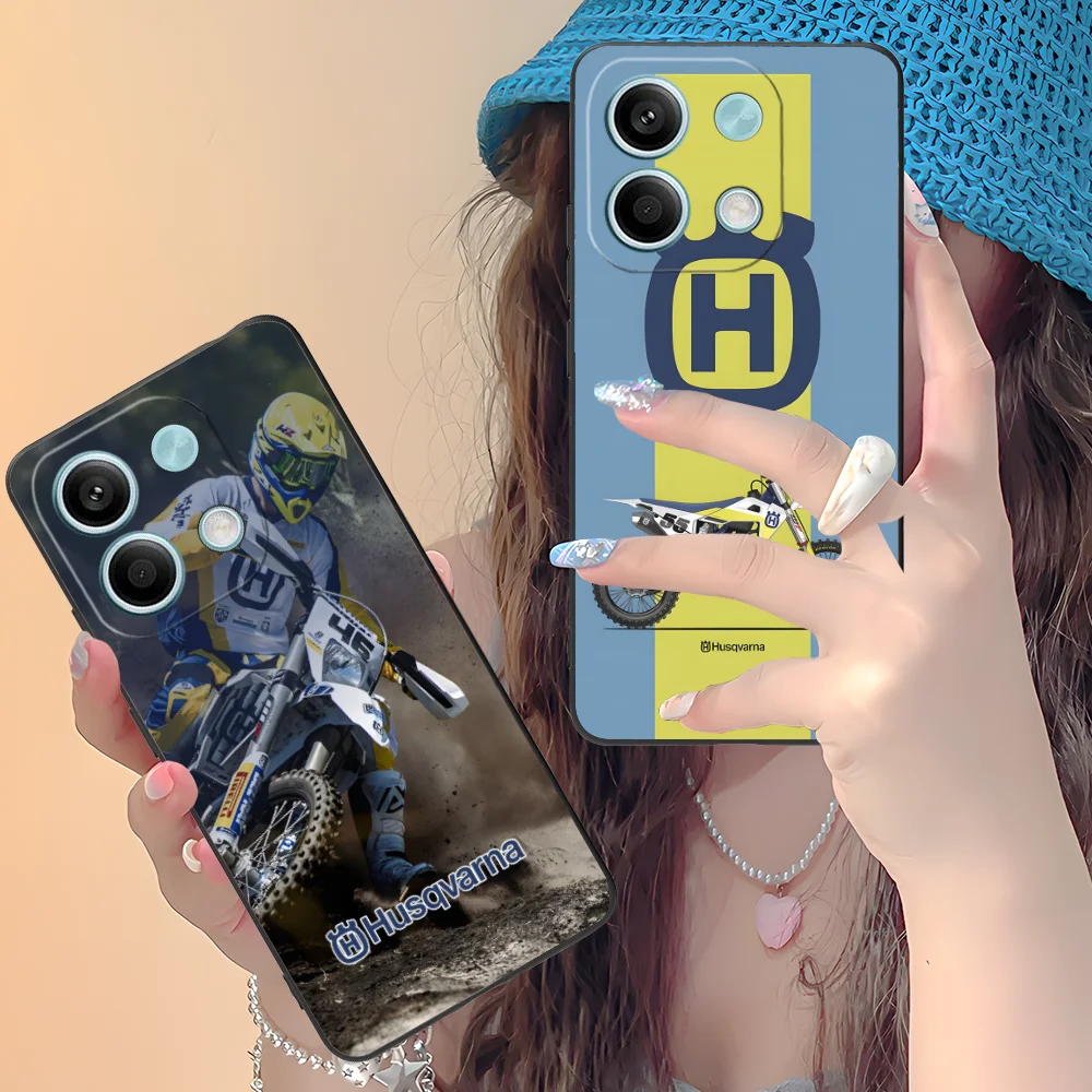 Чехол для мобильного телефона H-Husqvarna Xiaomi Redmi Note 13 12 11 10 9 8 7 6 S A Pro Lite Plus 5G черный