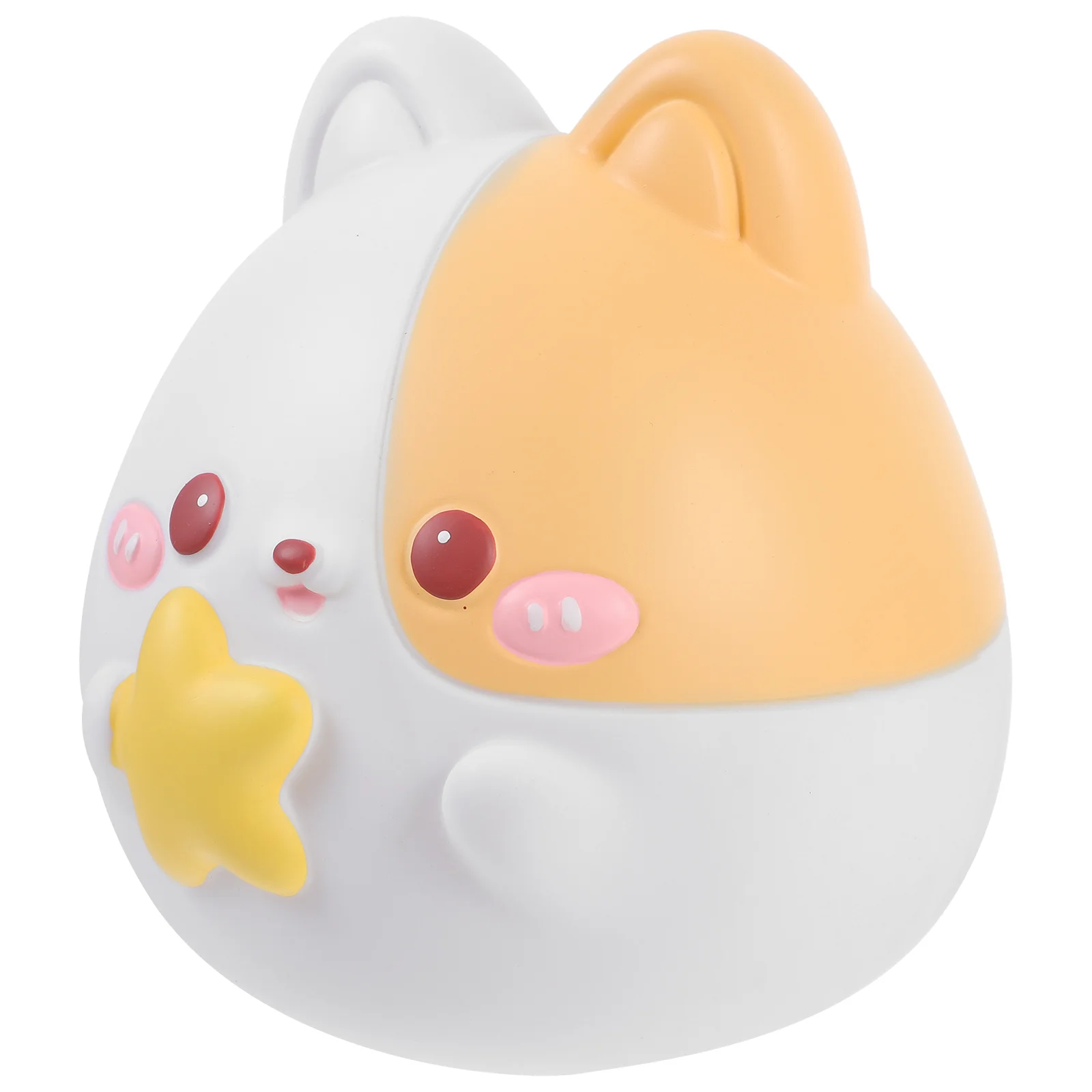 

Piggy Bank Cartoon Shaped Lovely Coin Decor Vinyl Banks Jar Cute Ornaments Safe