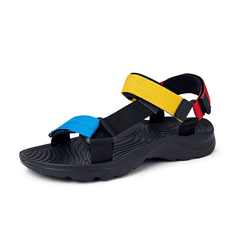 

New Man Sandals Soft Bottom Summer Beach Shoes Non-slip Open Toe Men's Sandals Cool Water Beach Slippers Boys Footwear