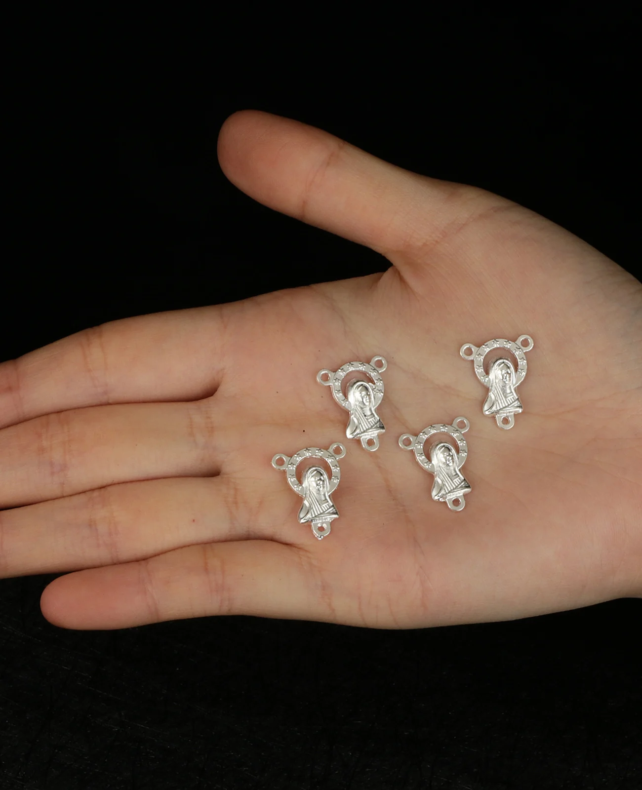 10 шт. детали для украшения Розария священное христианское сердце