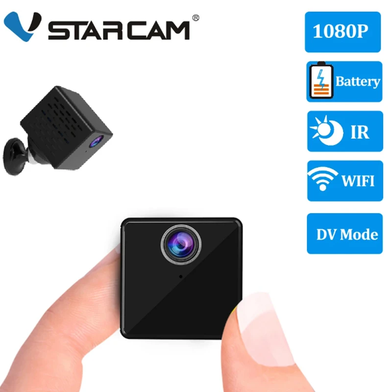 

Мини-камера видеонаблюдения Vstarcam, 1080P, с аккумулятором