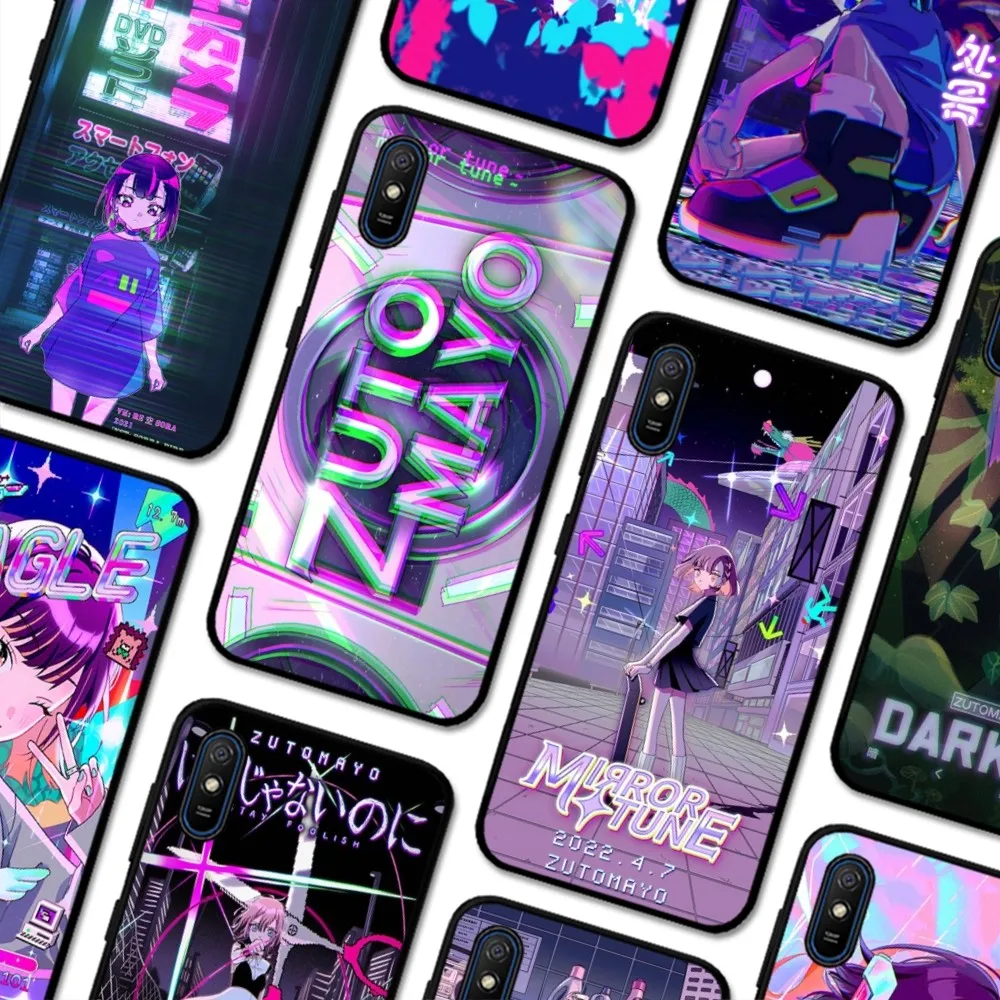 Cartoon Z-Zutomayo Phone Case For Redmi 5 6 7 8 9 10 Plus Pro A GO K20 K30 K40 F3 Fundas
