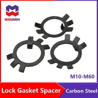 lock gasket spacer round nut with retracement washer and retaining gasket lock washer for slotted round nut gb858 carbon steel