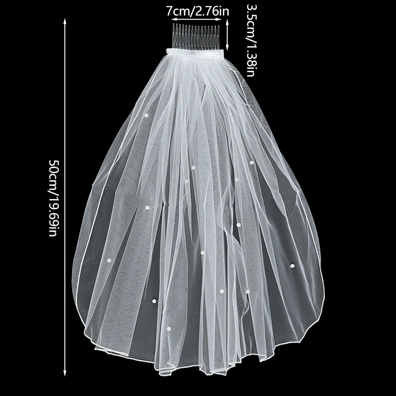 

Белый фату из тюля ZQNYCY