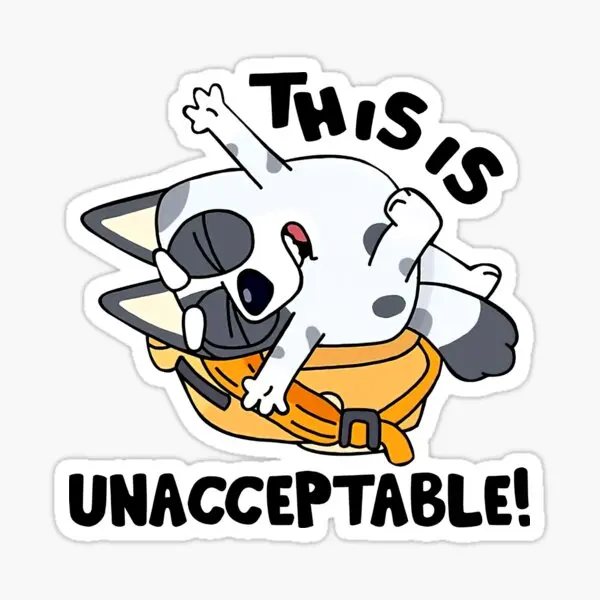 Это недопустимо синие наклейки heker 5 шт. для милых бутылок с водой декоративный