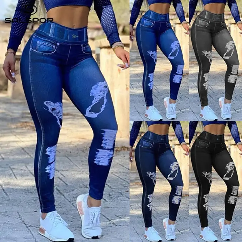 

SALSPOR Push Up Cowboy Print Sexy Sporty Leggings Woman High Waist Skinny Coquette Casual Gym Leggings Exercise Seamless Pants