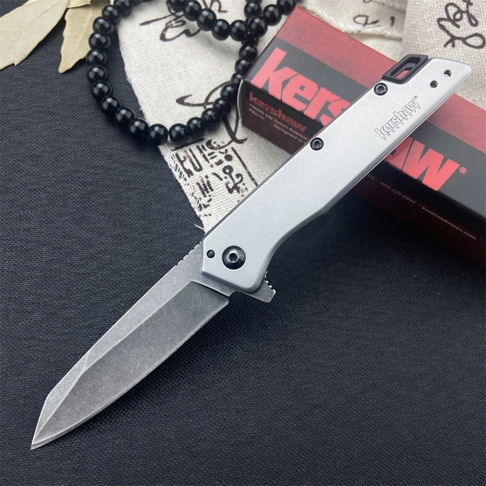 

Kershaw Misdirect 1365 Tactical Folding Knife 8Cr13Mov Blade Aluminum Handle Flipper Assisted Outdoor Pocket Utility EDC Knives