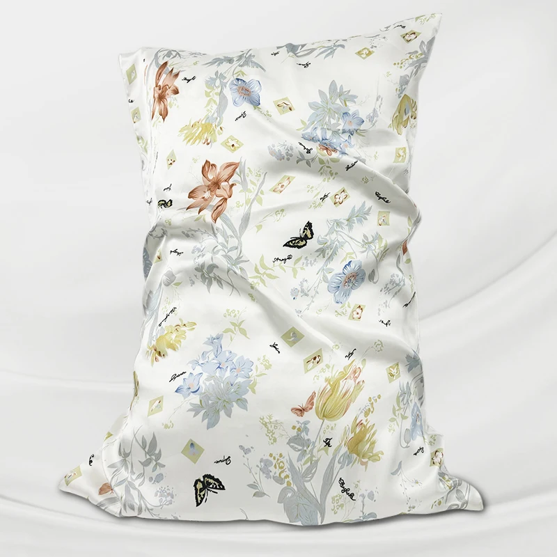 Наволочки из 100% тутового шелка с одной стороны, конверт с принтом, наволочка для здорового сна