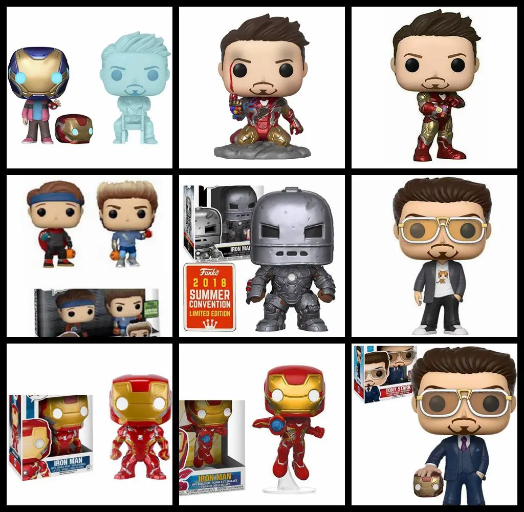Экшн-фигурки Funko POP: Marvel, Мстители, строительный человек 580 #, Тони Старк, Морган Старк 225 #2 #338 #226 #529 #126 #285 #