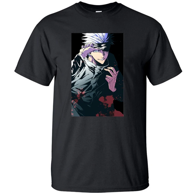 

Jujutsu Kaisen Funny Gojo Satoru Anime T Shirt Shirts Tshirt Men T-shirt Camisas Summer Tops Tee Short Sleeve Streetwear Tshirts
