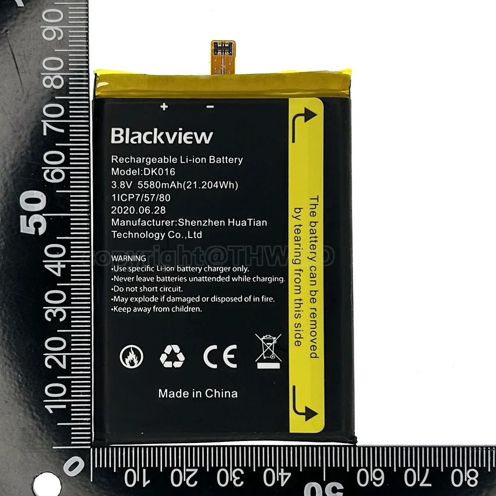 100% оригинальная замена DK016 5580 мАч аккумулятор для телефона Blackview BV6900 3 8 В 21 204 Втч