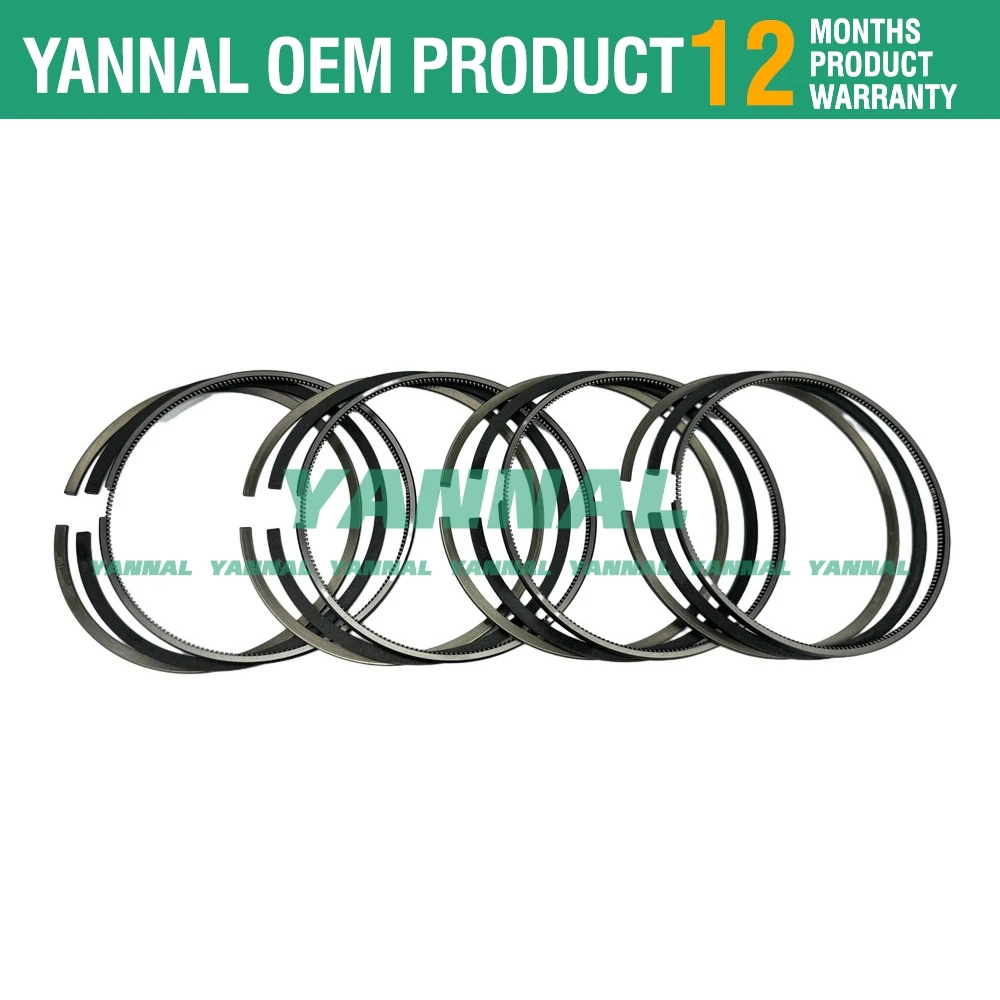 Для Kubota V3300 V3300T комплект поршневых колец 2*2*3 мм для экскаватора Bobcat S250