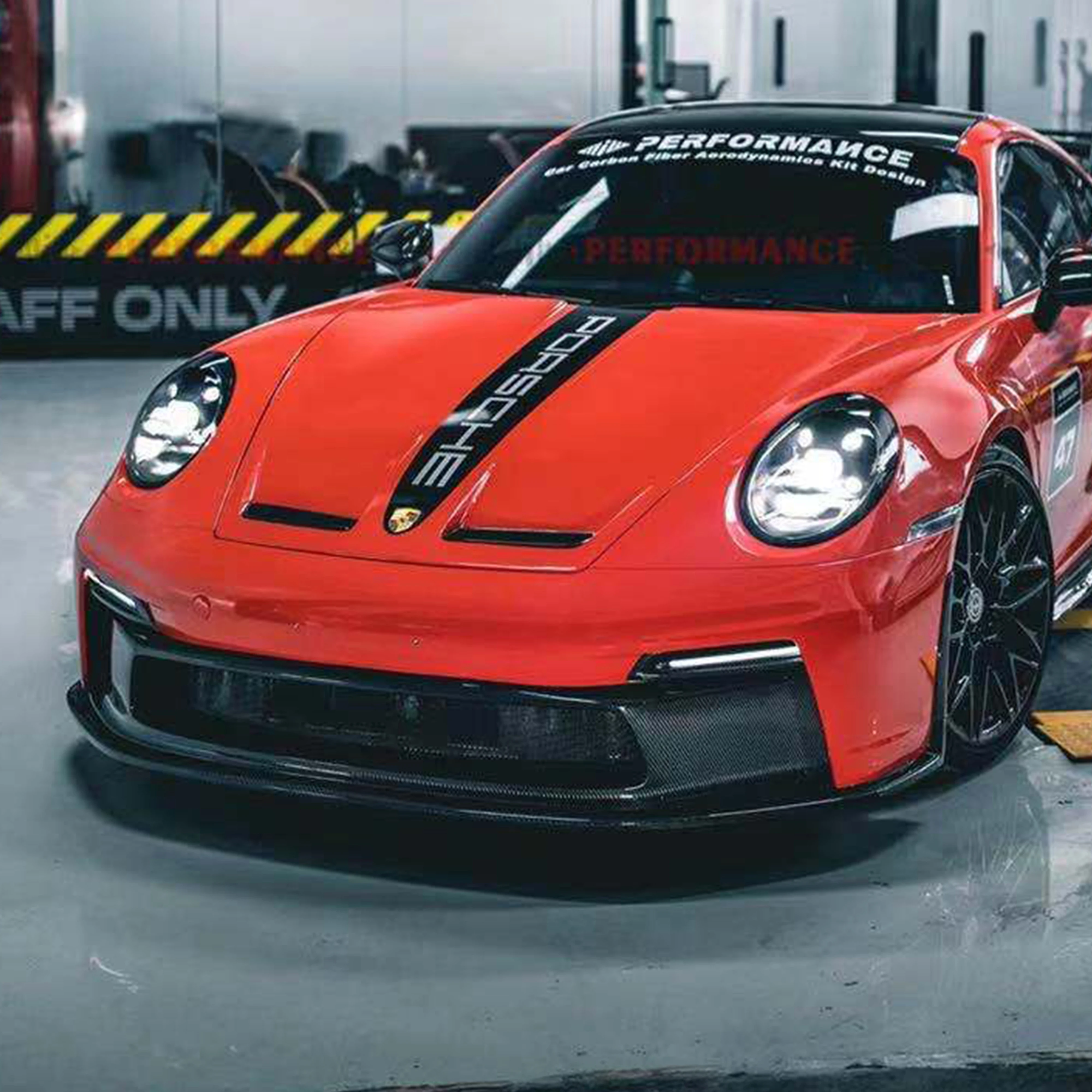 

For Porsche 992 carbon front lip retrofit upgrade (B306)