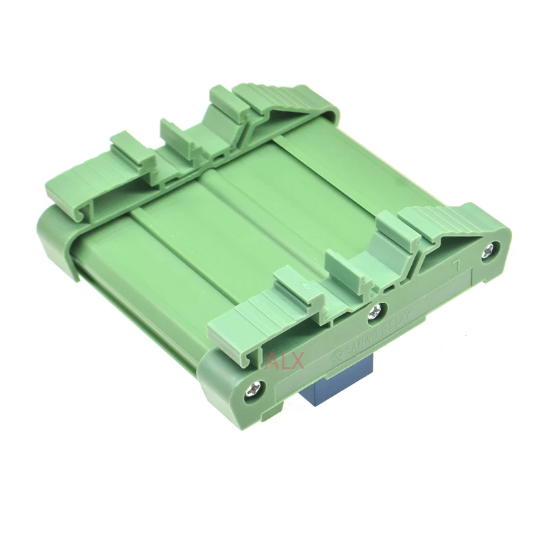 Фото 4-Канальный Релейный Модуль с креплением на DIN-рейку SRD-05VDC-SL-C 10A 5V 12V 24V DC PNP NPN 1NO 1NC №4
