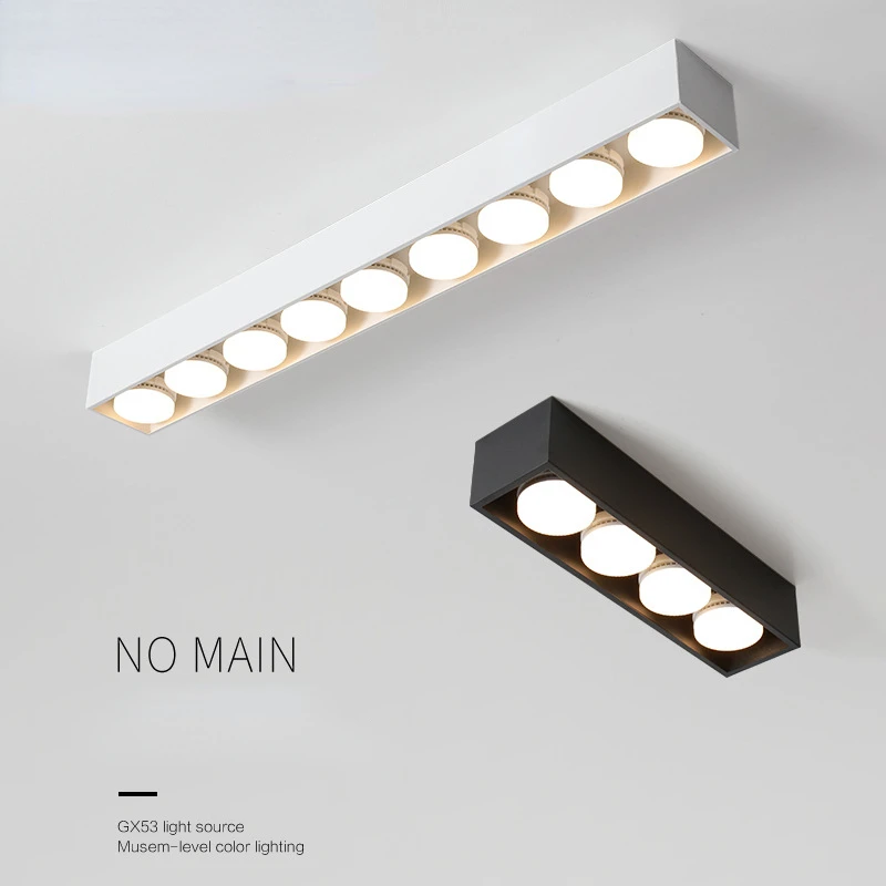 

Long Strip Led Surface Mounted Downlight Aisle Light Ceiling Spotlight Bedroom Bold Lamps