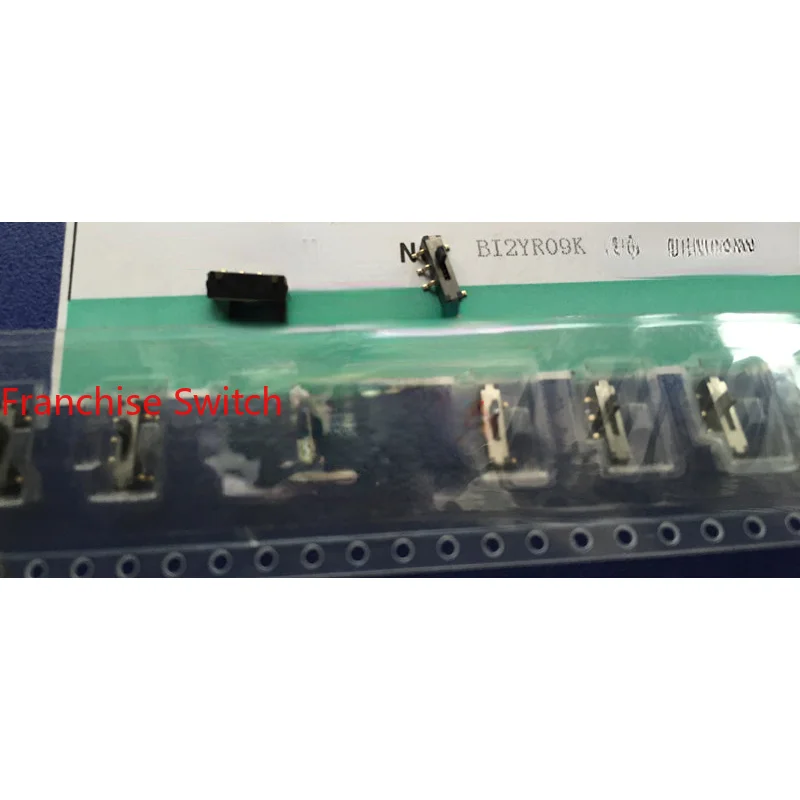 

10PCS SS3NP-MS-V-T/R Toggle Switch Self Reset Dual Row 5-pin 2-speed Vertical Sliding