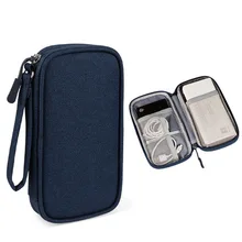휴대용 20000mAh 파워 뱅크 가방, USB 가젯 케이블 와이어 정리, 하드 디스크 보호 보관 가방, 1 개