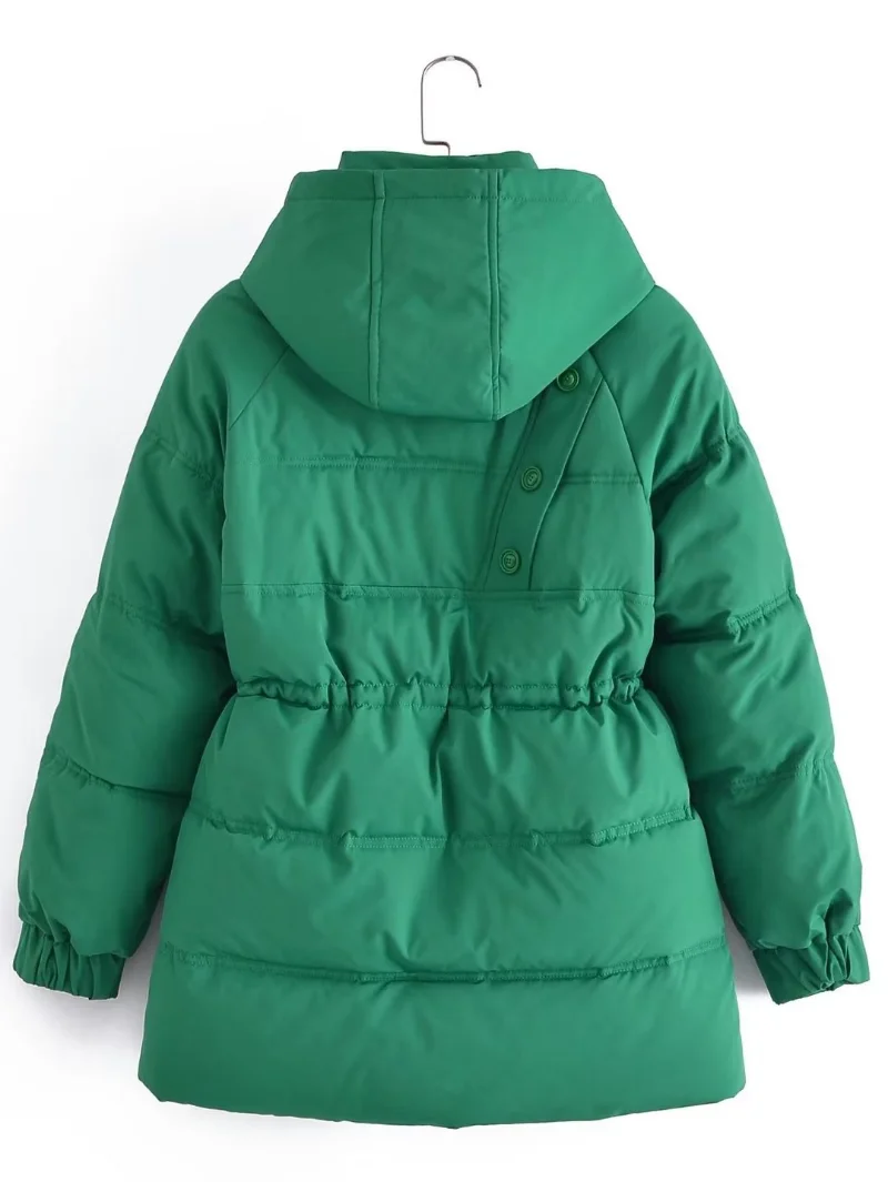 2022 Cotton Padded Clothes for Women Winter New Hooded Down Cotton Padded Clothes for Women Thickened Cotton Padded Jacket