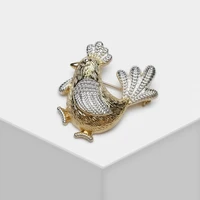 amorita boutique animal design cuty hen brooches for women