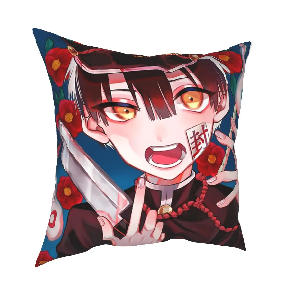 

Наволочка Jibaku Shounen Hanako Kun с ножом, двусторонняя наволочка с принтом, домашний декор, наволочка с логотипом аниме, подарок для любителей аниме,...