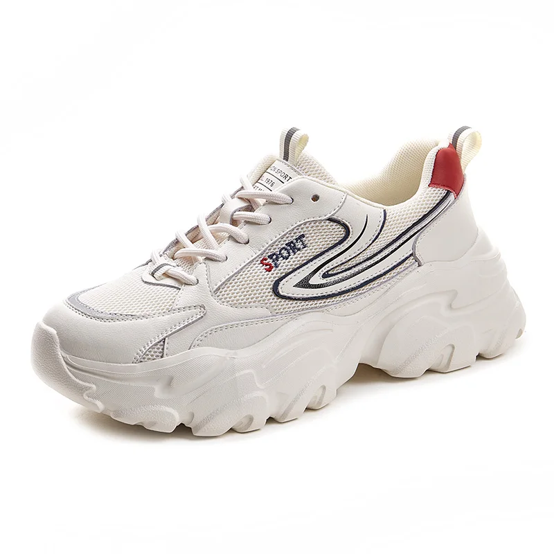 

Mesh Platform Sneakers Woman Flats Luxury Sports Shoes for Women 2022 Spring Running Casual Designer Sneakers Girl Tennis Female