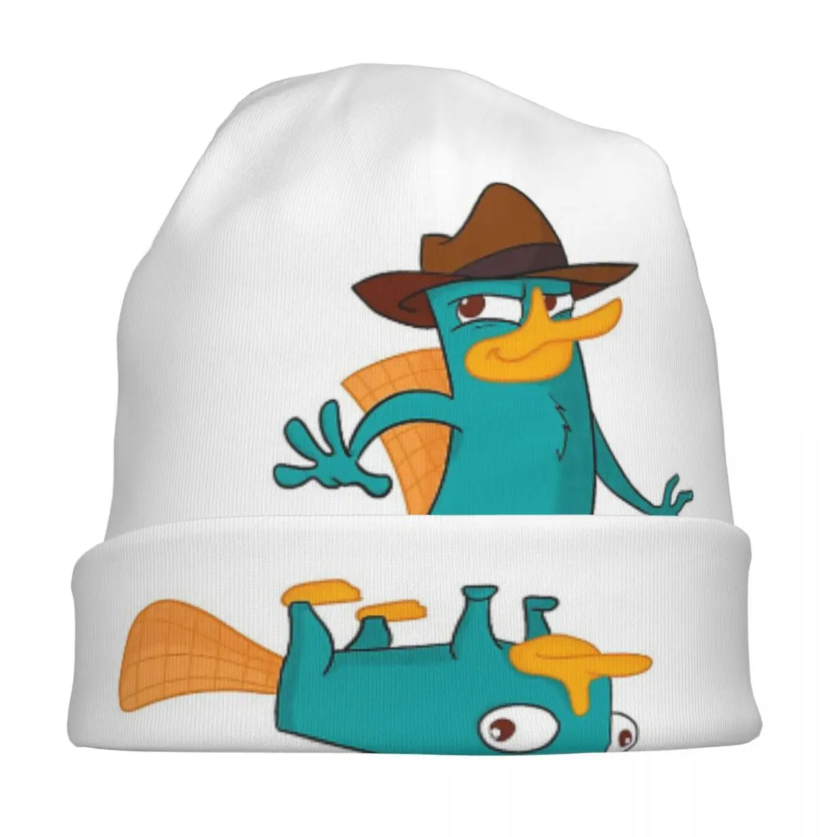 Perry The Platypus теплая вязаная шапка модная шапка-капот осень-зима уличные шапки для