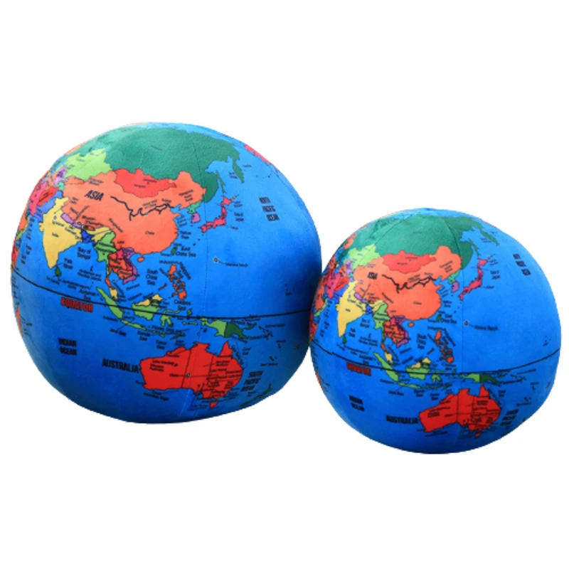 

24/31cm New Tellurion Plush Toy Terrestrial Globe Doll Soft Stuffed Round Cushion Kid Birthday Gift Prop Toy Home Decor