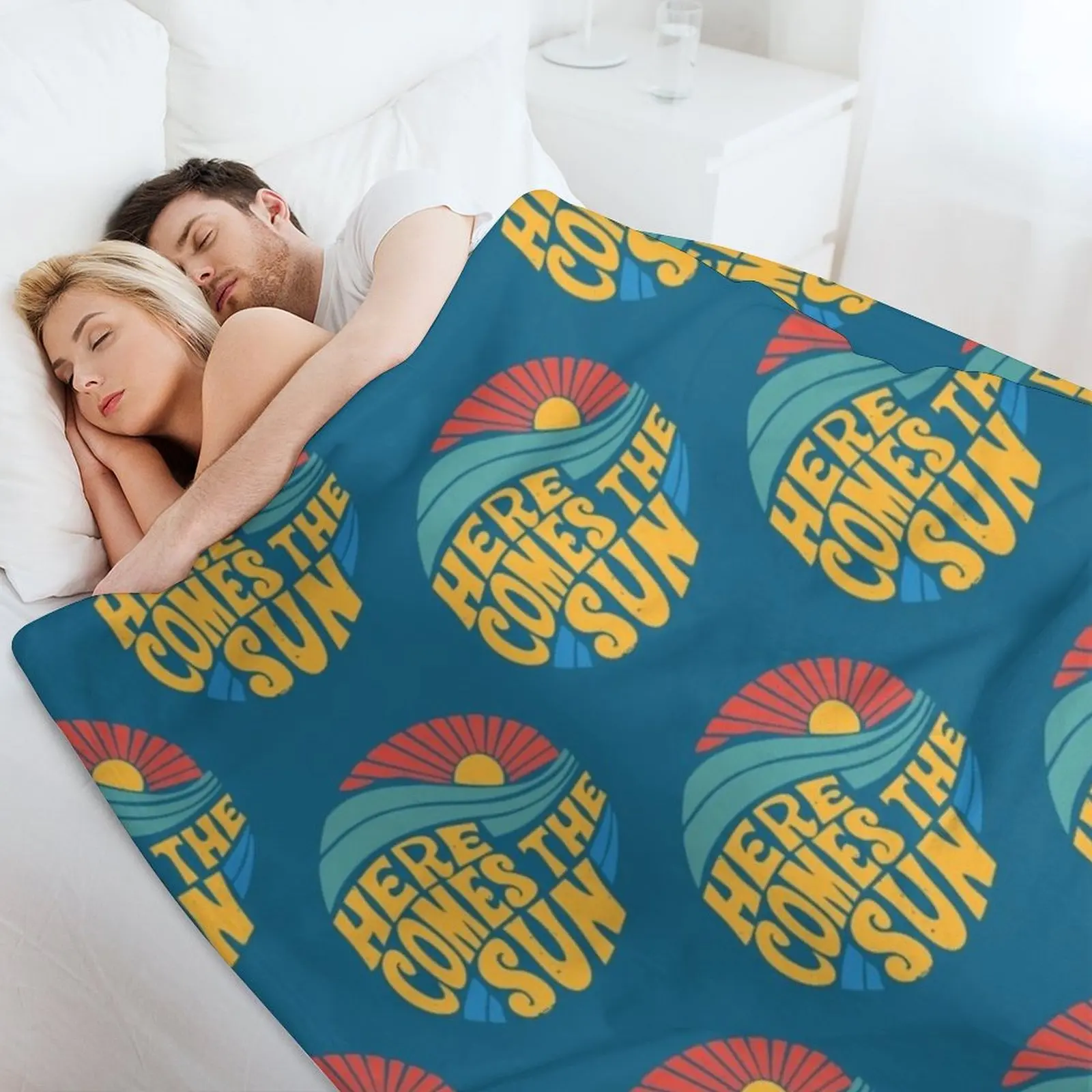 Одеяло Here Comes the Sun. Роскошные утяжеленные фланелевые одеяла.
