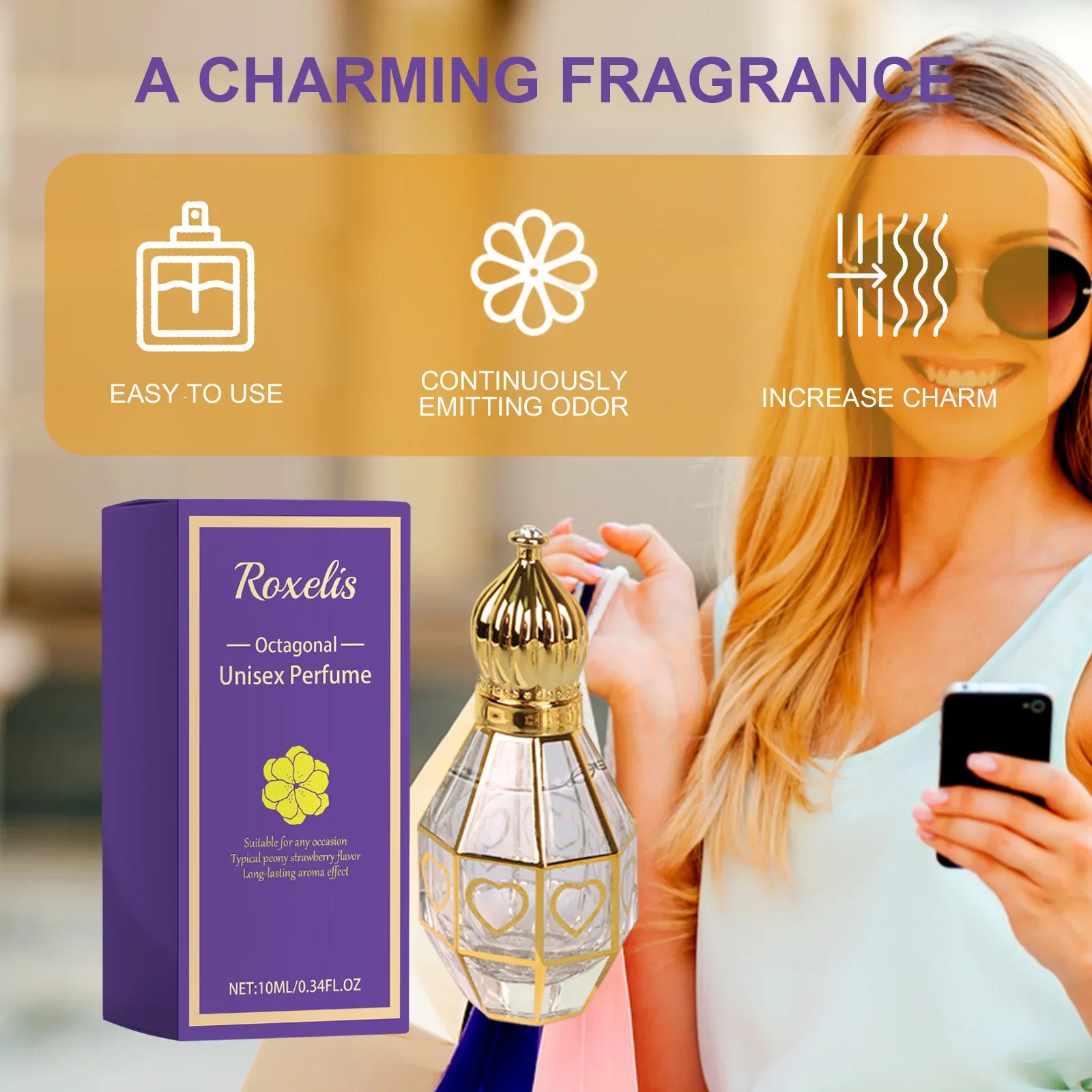 Восьмиугольный нейтральный парфюм свежий и натуральный нишевый парный аромат